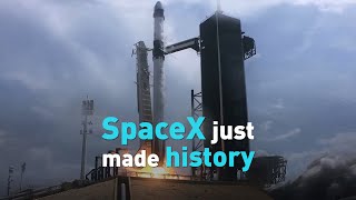 Watch as NASA and SpaceX make history