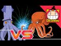 Giant Squid vs Giant Octopus | Animal battle | funny video | REDMON