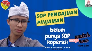 SOP PROSEDUR PENGAJUAN PINJAMAN KOPERASI