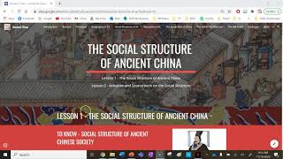 The Social Structure of Ancient China
