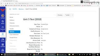 Canvas: Recovering Missing Quiz Scores