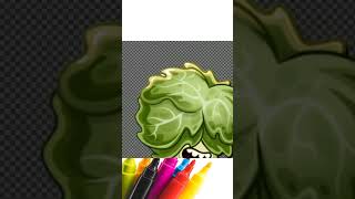 SATISFYING PNG Headbutter Lettuce PVZ2 #pvz #pvz2 #pvz3 #pvzheroes #satisfying #drawing #editing