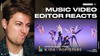 Video Editor Reacts to K/DA - POP/STARS (ft. Madison Beer, (G)I-DLE, Jaira Burns)