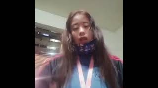 Malay teen girl dances to salahkau gang song