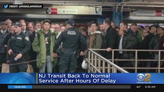 Nj Transit Service Back On Track