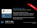 Python Koding  - Ep. 1: Terminology & Structure