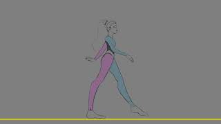 2D walk cycle assignment
