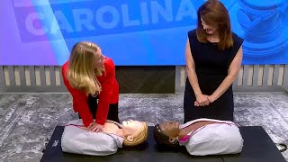 How to do CPR chest compressions