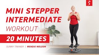 Mini Stepper Intermediate Workout - Sprint Intervals | 20 Minutes
