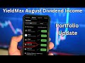 Portfolio Review - August YieldMax Dividend Income - Buying Qdte - Weekly Pay