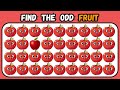 Find the Odd Emoji Out | Fruit Edition | Can yoy Find ?