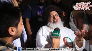 Allama Khadim Hussain Rizvi 2017 | 6 Nov March Interview