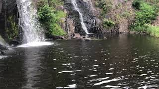 Waterfall Stalpet  in Sweden. Vattenfallet Stalpet i Aneby.