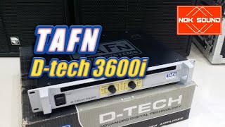 แอมป์ขับเสียงกลาง Tafn D-Tech3600i