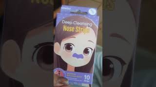 Miniso nose strips #skincare #blackheadsremoval #selfcare #miniso