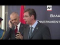 disagreement on kosovo mars news briefing as albanian pm rama meets serbian pm vucic