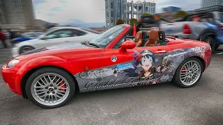 痛車 ラブライブ！サンシャイン!! 津島善子 MAZDA ロードスター