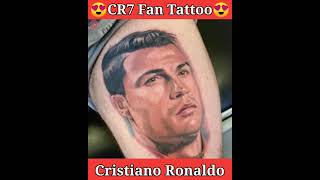Ronaldo Fulfill Fans Dream To Sign Him Tattoo | CR7 Got Surprise Tattoo From His Fans | #cr7 #shorts