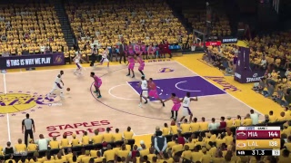 NBA: The LA Lakers Host Miami Heat Game 1 Round 1 Playoffs 2024