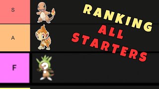 I ranked EVERY Starter Pokemon...