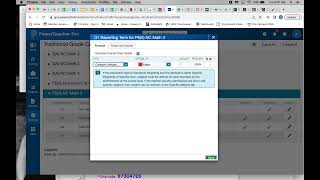 PowerSchool: Changing Grades to Category Weights