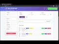 Todo List Manager Web App | CRUD Operations Using HTML CSS JavaScript