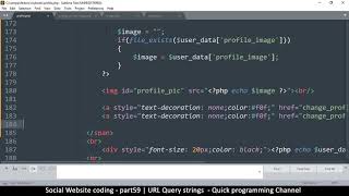 Social Website from scratch - Part 59 - using URL Query strings | OOP PHP with MYSQL Database