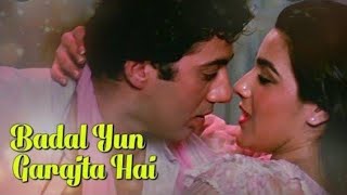 Badal Yun Garajta Hai | Sunny Deol | Amrita Singh | Lata Mangeshkar | Shabbir Kumar | Betaab |