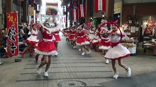 2014年･｢ｻﾆｰｸﾞﾙｰﾌﾟよさこい踊り子隊SUNNYS｣(はりまや橋商店街)