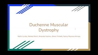 Duchenne Muscular Dystrophy - NAU BIO 444C