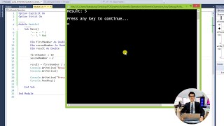 Teaching Visual Basic .NET Basics 3. Arithmetic Operators