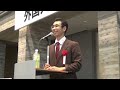 第16回～語り合おうin nagasaki～外国人による日本語弁論大会【最優秀賞／ムスタフィン　バトルハンさん（カザフスタン出身）「言語の壁」