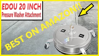 The best pressure washer concrete cleaner on Amazon (EDOU 20 Inch)