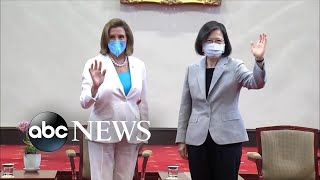 Nancy Pelosi’s visit to Taiwan prompts outrage from China l GMA