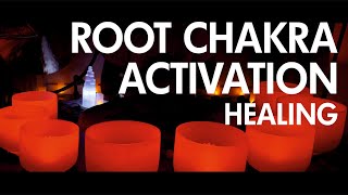 30 Minute Meditation - Root Chakra Activation Sound Healing with Crystal Bowls