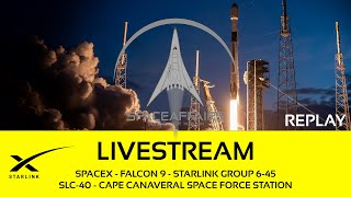 SpaceX - Falcon 9 - Starlink Group 6-45 - SLC-40 - Cape Canaveral SFS - March 31, 2024