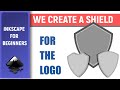 Tutorial for beginners in Inkscape: Simply Create Shield for Logo