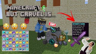 Minecraft But Gravel Drops OP Items | CreepyZade |