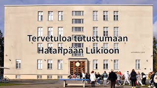 Hatanpään lukion esittelyvideo 2020-2021