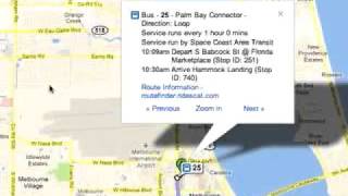 Space Coast Area Transit - How to Use the Google Maps Trip Planner - Brevard County Florida