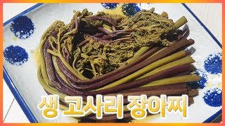 [순쿡] 생고사리 장아찌