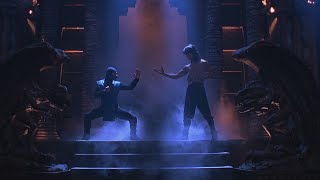 Mortal Kombat (1995). Liu Kang vs Sub Zero.