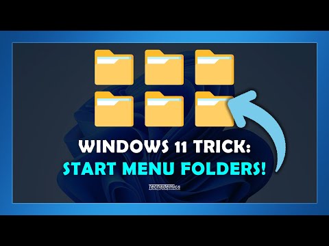 How To Add Folders To Start Menu Windows 11  (Tutorial)