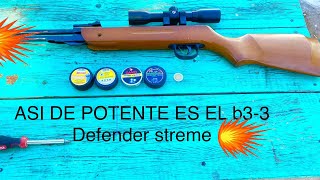 Rifle chino B3-3 Defender streme  prueba de tiro a 30 metros #tirodeportivo #rifle#caseria#airgun