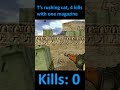 T's rushing cat, 4 kills with one mag #short #ytshort #shortfeed #nostalgia #counterstrike #cs16