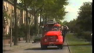 Oude ladderwagen 654 jaren 80 Hilversum