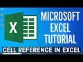 Microsoft Excel Tutorial - Cell Reference in Excel with Examples