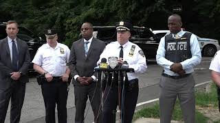 Watch as NYPD executives provide an update on an ongoing investigation in Manhattan.