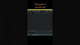 Learn Closures in JavaScript in 1 minute. #javascript #tutorial