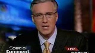 Olbermann's special commentary on Clinton vs Fox